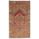 Handmade Turkish Village Rug, Tribal Style Carpet. 3.6 x 5.9 Ft (107 x 177 cm)