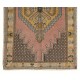Handmade Turkish Village Rug, Tribal Style Small Carpet. 3.6 x 6 Ft (108 x 182 cm)