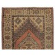 Traditional Oriental Wool Rug from 1960's, Hand-Knotted Turkish Village Carpet. 3.7 x 5.8 Ft (110 x 176 cm)