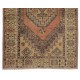 Traditional Oriental Wool Rug from 1960's, Hand-Knotted Turkish Village Carpet. 3.7 x 5.8 Ft (110 x 176 cm)