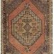 Traditional Oriental Wool Rug from 1960's, Hand-Knotted Turkish Village Carpet. 3.7 x 5.8 Ft (110 x 176 cm)