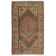 Traditional Oriental Wool Rug from 1960's, Hand-Knotted Turkish Village Carpet. 3.7 x 5.8 Ft (110 x 176 cm)