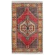 Traditional Oriental Wool Rug from 1960's, Multicolor Hand-Knotted Turkish Village Carpet. 3.7 x 6 Ft (112 x 182 cm)