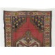 One-of-a-Kind Vintage Handmade Turkish Village Accent Rug, Circa 1960. 3.8 x 6 Ft (115 x 181 cm)