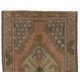 Traditional Oriental Wool Rug from 1960's, Hand-Knotted Turkish Village Carpet. 3.8 x 6.2 Ft (115 x 187 cm)