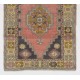 Vintage Handmade Oriental Rug, Traditional Turkish Carpet. 3.9 x 7 Ft (116 x 215 cm)