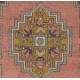 Vintage Handmade Oriental Rug, Traditional Turkish Carpet. 3.9 x 7 Ft (116 x 215 cm)