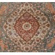 Art Silk Antique Anatolian Hunting Rug. 3.9 x 6 Ft (117 x 180 cm)