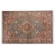 Art Silk Antique Anatolian Hunting Rug. 3.9 x 6 Ft (117 x 180 cm)