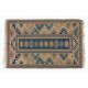 Vintage Geometric Pattern Handmade Turkish Rug with Tribal Style. 4 x 5.8 Ft (120 x 175 cm)