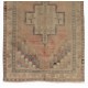 Authentic Handmade Vintage Turkish Tribal Rug with Geometric Detail. 4 x 8.2 Ft (120 x 247 cm)