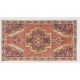 Traditional Handmade Turkish Rug, Mid-Century Oriental Wool Carpet. 4 x 7.2 Ft (123 x 217 cm)
