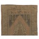 Turkish Village Rug, Handmade Vintage Carpet, All Wool. 4.2 x 7 Ft (125 x 213 cm)