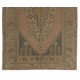 Turkish Village Rug, Handmade Vintage Carpet, All Wool. 4.2 x 7 Ft (125 x 213 cm)