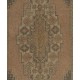 Turkish Village Rug, Handmade Vintage Carpet, All Wool. 4.2 x 7 Ft (125 x 213 cm)