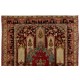 Semi Antique Handmade Central Anatolian Prayer Rug, 100% Wool. 4.3 x 6 Ft (130 x 182 cm)