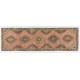 Turkish Runner Rug, Authentic Vintage Handmade Hallway Runner. 4.3 x 13.4 Ft (130 x 407 cm)