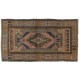 Nice Handmade Vintage Turkish Oriental Wool Rug with Tribal Style. 4.4 x 7.3 Ft (133 x 222 cm)