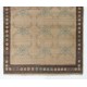 Traditional Handmade Turkish Rug, Unique Vintage Wool Carpet. 4.4 x 7.6 Ft (133 x 231 cm)