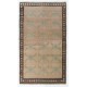 Traditional Handmade Turkish Rug, Unique Vintage Wool Carpet. 4.4 x 7.6 Ft (133 x 231 cm)