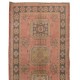 Vintage Turkish Runner Rug, Traditional Handmade Hallway Runner. 4.4 x 11.2 Ft (133 x 340 cm)