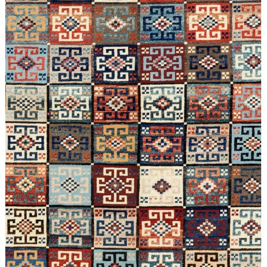 Fantastic Turkish Dowry Rug with All Natural Dyes. 4.6 x 5.6 Ft (140 x 168 cm)