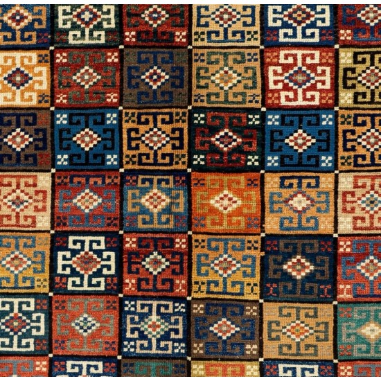 Fantastic Turkish Dowry Rug with All Natural Dyes. 4.6 x 5.8 Ft (140 x 175 cm)