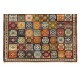 Gorgeous Turkish Dowry Rug with All Natural Dyes. 4.6 x 5.9 Ft (140 x 177 cm)