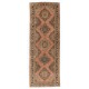 Turkish Runner Rug, Authentic Vintage Handmade Hallway Runner. 4.6 x 12.5 Ft (140 x 380 cm)