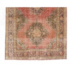 Traditional Anatolian Corridor Rug, Vintage Handmade Hallway Runner. 4.7 x 12.3 Ft (143 x 373 cm)