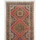 Tribal Style Central Anatolian Corridor Rug, Vintage Handmade Hallway Runner. 4.8 x 12.9 Ft (144 x 392 cm)