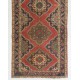 Tribal Style Central Anatolian Corridor Rug, Vintage Handmade Hallway Runner. 4.8 x 12.9 Ft (144 x 392 cm)