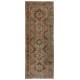 Vintage Turkish Village Runner Rug, Traditional Handmade Hallway Runner. 4.8 x 12.8 Ft (145 x 390 cm)