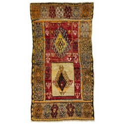 Rare Antique Turkish Wool. 4.9 x 8.7 Ft (148 x 265 cm)