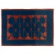 Traditional Vintage Handmade Turkish Rug with Tribal Style, 100% Wool. 5 x 6.6 Ft (150 x 200 cm)
