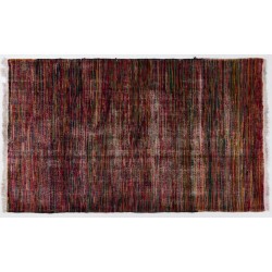 Midcentury Modern Handmade Area Rug from Turkey. 5 x 8.3 Ft (150 x 250 cm)