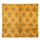 Handmade Turkish Old Rug in Yellow Color, 100% Wool Living Room Rug. 5 x 9.2 Ft (150 x 280 cm)