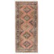 Mid-Century Handmade Turkish Runner Rug for Hallway Decor. 5 x 11 Ft (154 x 334 cm)