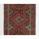 Handmade Turkish Runner Rug for Hallway, Vintage Corridor Carpet. 5 x 13.5 Ft (155 x 410 cm)