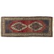 Tribal Style Turkish Rug, Handmade Vintage Carpet, All Wool. 5.3 x 12.6 Ft (159 x 382 cm)