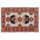 Brand New Hand-Made Vintage Turkish Wool Rug with All Natural Dyes. 5.3 x 7.4 Ft (160 x 223 cm)