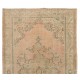 Authentic Vintage Handmade Turkish Area Rug for Living Room Decor. 5.7 x 9.7 Ft (172 x 294 cm)