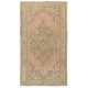 Authentic Vintage Handmade Turkish Area Rug for Living Room Decor. 5.7 x 9.7 Ft (172 x 294 cm)