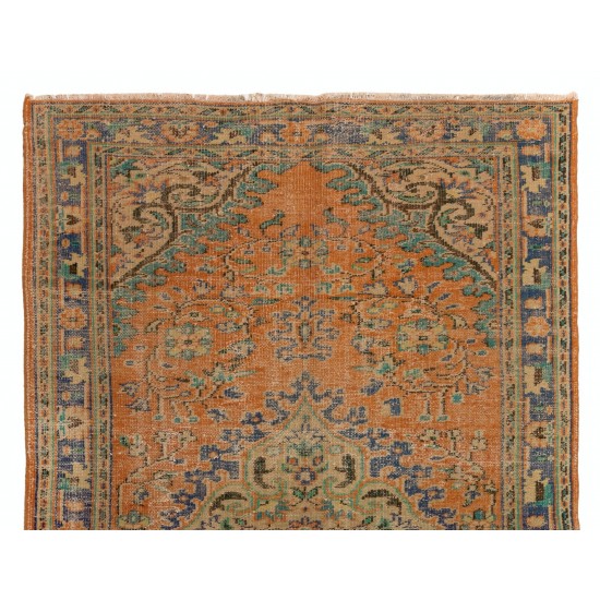 Room Size Handmade Vintage Central Anatolian Rug, 100% Wool.. 5.8 x 9.2 Ft (175 x 280 cm)