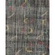 Mid-Century Handmade Turkish Zeki Muren Rug with Boomerang-shaped figures. 6 x 8.3 Ft (183 x 252 cm)