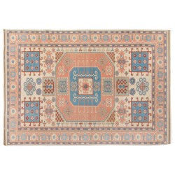Room Size Handmade Vintage Central Anatolian Rug, 100% Wool.. 6 x 7.3 Ft (185 x 220 cm)