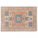 Room Size Handmade Vintage Central Anatolian Rug, 100% Wool.. 6 x 7.3 Ft (185 x 220 cm)
