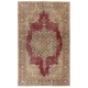 Room Size Handmade Vintage Central Anatolian Rug, 100% Wool.. 6.5 x 9.7 Ft (196 x 295 cm)