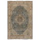 Traditional Oriental Wool Rug from 1960's, Hand-Knotted Turkish Village Carpet. 7 x 9.9 Ft (215 x 300 cm)