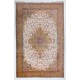 100% Silk Fine Handmade Vintage Rug from Kayseri / Turkey. 7.3 x 11 Ft (220 x 335 cm)